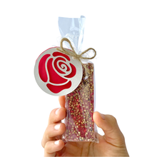 Carregar imatge al visor de la galeria, Rajoleta de xocolata ruby amb sèsam i gerds 18g
